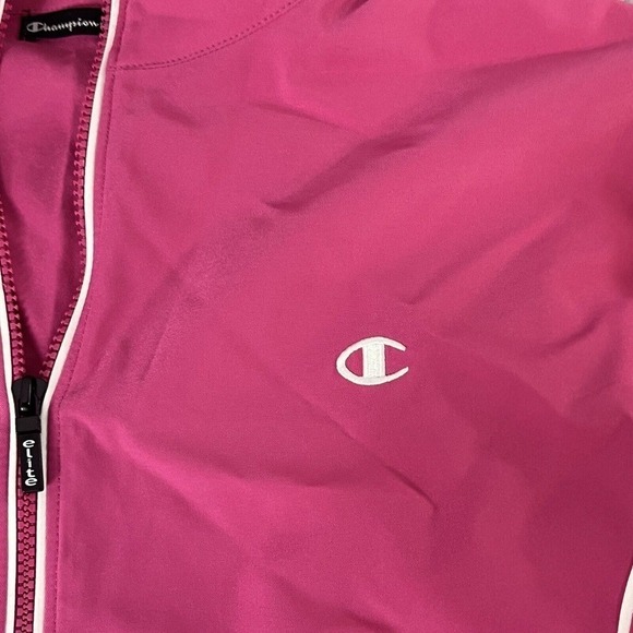 Champion Elite Pink Track Sweat Suit sz Extra Large Jacket Medium Pants Fitness - Picture 3 of 16